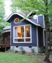Unique cottage design at Butterfly Gap