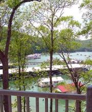 View from Tennessee lakeside cottage